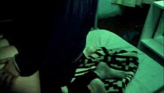 Passionate sex in bed then thrilling dark ecstasy builds emotions