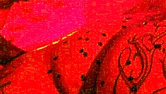 alternative girl tries wax play with big guy