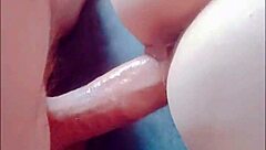 we go rough on our bed slamming hard every thrust