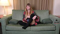 Hazel Ash Unboxes Outfits in Sexy Casting Reveal