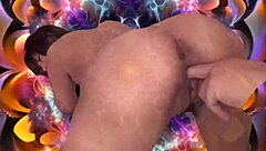 Sexy Japanese teen orgasms in psychedelic music sex fusion