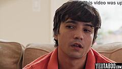 Big boobs milf motivates horny teen steps on job