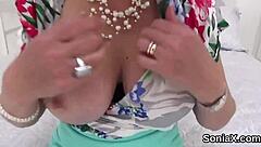 Unfaithful mature housewife sonia huge tits lingerie fetish