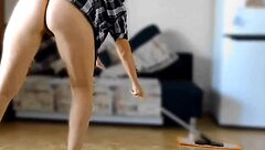 Stepsis rides cock homemade big ass cowgirl pounding