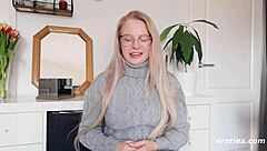 anna cute blonde squirts masturbating wildly 💦😍🔥