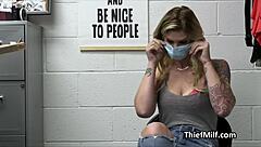 pounding hot milf wife at work for her stolen jewelry