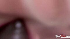 i crave busty mature's lingerie titty fuck lessons