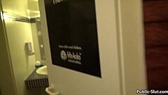 hot babe films flashing bent over public doggystyle pov