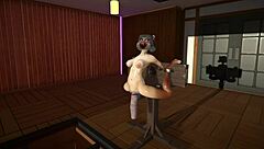 furry cat dildos stretch and cum inflate wildly!