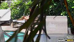 Ameena's Narrow Ass Rewards Creeping Neighbor Deeply