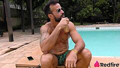 dotado couple calls friend for hot dp pounding