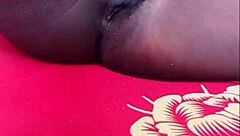 ebony fingers huge clit pussy squirting homemade orgasm