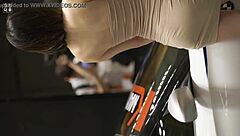 Hot Seoul Korean Racing Girl Revs Up!