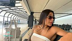 she rims his huge cock missionary then squirts on first trip