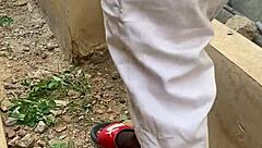 did he really pound my shaved pussy bent over outdoors so quick?