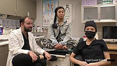 nurse Jasmine Rose gives strangers POV deepthroat gagging