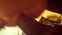 beautiful deepthroat skills on interracial cock so wet