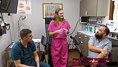 Tyler Lynn's Intense Stething Exam in Latex and Sneakers