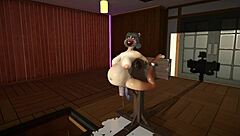 furry cat dildos stretch and cum inflate wildly!