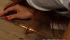 Voyeur Lesbian Slave Watches Horny Mistresses Finger Each Other