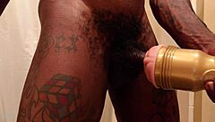 hallelujah johnson pounds gold fleshlight seductively