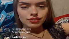 hey, check out this sexy spanish midget getting wild