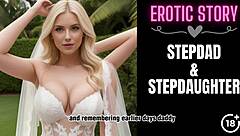 stepdaddy's virgin bride gives sloppy first blowjob