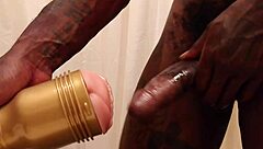 hallelujah johnson pounds gold fleshlight seductively