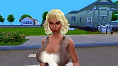 romantic shower fantasy turns into steamy anal leather passion