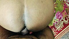 indian wife enjoys tight pussy close-up missionary passion