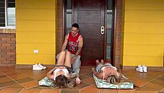 Yoga lust overwhelms colombian couple intensely
