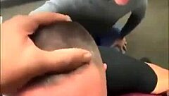 husband wife black head threesome tease