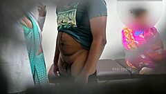 patient bangs doctor right as wife watches hungrily