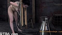 Titty torment pushes naughty chick to the edge