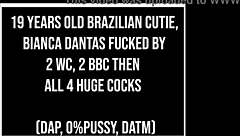 Bianca dantas double bbc dap ass gapes toilet