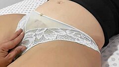 sexy latina teases playfully in intimate bedroom fun