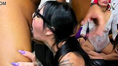 colombian brunettes rough throat fuck group