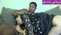 horny wife cuckold fucks thick african cock intensely