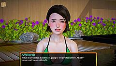 Redhead teen plays erotic homemade tit tease game