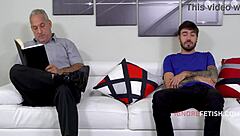 get off game nerdy 18+ girl feel stepbro spooning deep on sofa