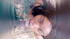 sexy squirting queen fucked kinky outdoor forest first time?