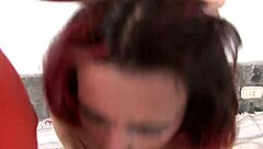 i pound slutty milf cowgirl style in sexy black lingerie riding big cock