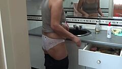 SPYING MATURE BATHROOM SEX COMPILATION!