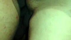 Creampie fills tight wet pussy moaning swollen lips