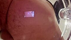 Sexy moans cumshot piss leather jacket dirty talk handjob explosion