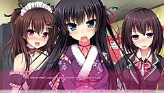 Anime hentai teen asian sucks monster cock cumshot facial