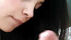 Stunning pov blowjob compilation two girls devour cock