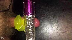 explosive no hands cumshot erupts powerfully without a single touch