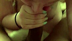 Sexy big ass sloppy blowjob pov deepthroat