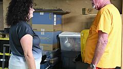 Ali Allure Fires Employee with Creampie Doggystyle and Muff Diving